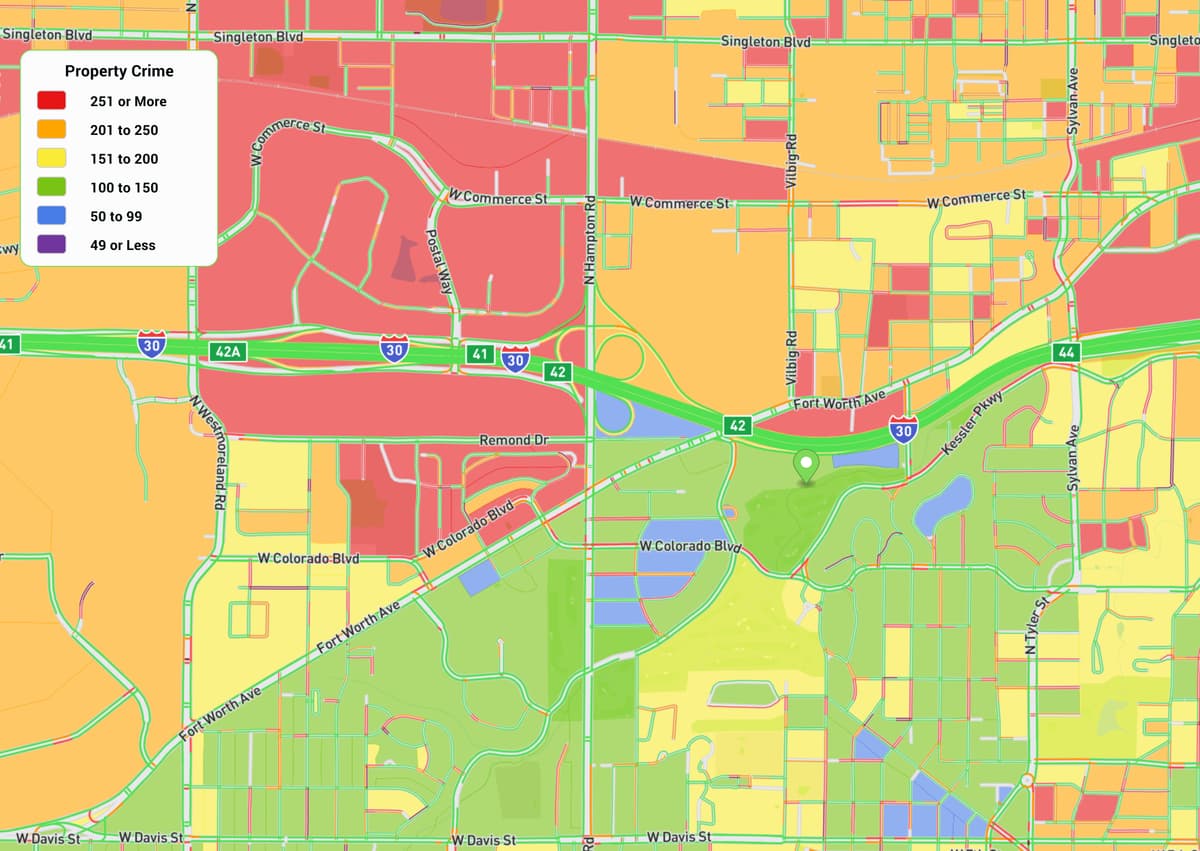 Data-driven risk layers from the GIS platform